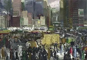 Lcgr1606 Prints: New York, by George Bellows, 1911, American painting, oil on canvas