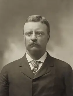 White Collar Prints: New York Governor Theodore Roosevelt in July 1900 by George Prince