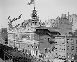 Theater Prints: New York Hippodrome was a large NYC theatre with seating capacity of 5