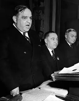 Meeting Prints: New York Mayor Fiorello LaGuardia