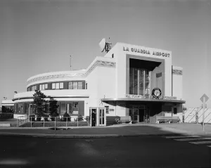 Art Deco Prints: New York Municipal Airport, Marine Air Terminal
