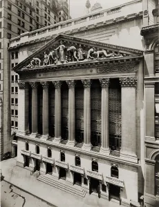 Stock Market Prints: New York Stock Exchange during the economic depression of 1907-08