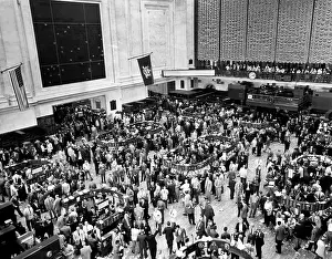 Wall Street Prints: The New York Stock Exchange minutes before 3:30 closing