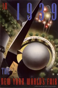 Fireworks Prints: New York World's Fair, Poster, 1939