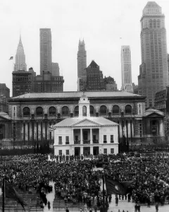Images Dated 25th April 2007: New York's observance of George Washington's bicentennial