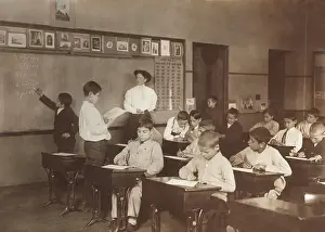 Students Prints: Newly arrived young immigrants receive Special education in a Steamer Classes in Boston