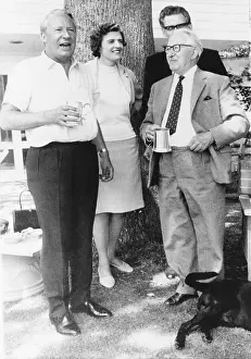Islands Prints: Newly elected British Conservative Prime Minister Edward Heath (left) with his family