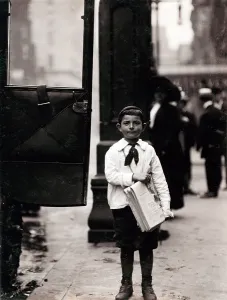 Newsboy Prints: Newsboy, from original caption: Dominick Carroll