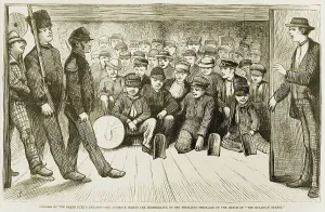 Irish Americans Prints: Newsboys and bootblacks in the Grand Duke's Theater