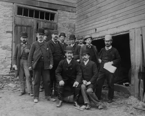 Books Prints: Newspapermen in Johnstown, Pennsylvania