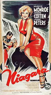 French Poster Prints: NIAGARA, US poster, from left: Joseph Cotten