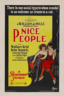 Julia Prints: NICE PEOPLE, from left: Bebe Daniels, Julia Faye, 1922