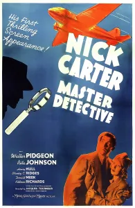 Airplane Prints: NICK CARTER, MASTER DETECTIVE, US poster art