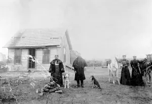 Advertisement Prints: Nicodemus, Kansas. A colony of free African Americans. Homesteaders ca. 1880-1890s