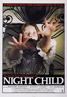1975 Movies Prints: THE NIGHT CHILD, (aka IL MEDAGLIONE INSANGUINATO), US poster, Nicoletta Elmi, 1975