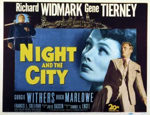 Tierney Prints: NIGHT AND THE CITY, Gene Tierney