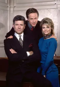 Anderson Prints: NIGHT COURT, from left: John Larroquette, Harry Anderson, Markie Post, 1984-92