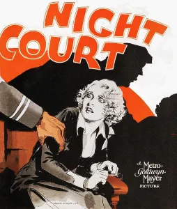 Sitting In Chair Prints: NIGHT COURT, poster art, 1932