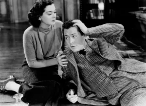 Images Dated 19th December 2007: NIGHT MUST FALL, Rosalind Russell, Robert Montgomery, 1937