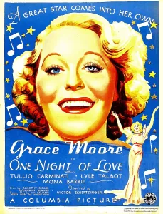 Stars Prints: ONE NIGHT OF LOVE, Grace Moore, 1934