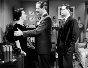 Images Dated 7th February 2014: NIGHT INTO MORNING, from left: Nancy Davis, Ray Milland, John Hodiak, 1951