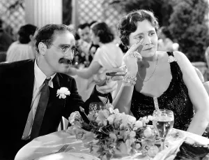 Carnation Prints: A NIGHT AT THE OPERA, Groucho Marx, Margaret Dumont, 1935
