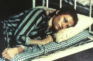 Lying Down Prints: THE NIGHT PORTER, Charlotte Rampling, 1974