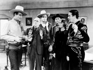 Hands Up Prints: THE NIGHT RIDERS, from left, John Wayne