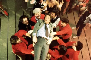 1980s Movies Prints: NIGHT SHIFT, Henry Winkler (center), 1982, (c) Warner Brothers/courtesy Everett Collection