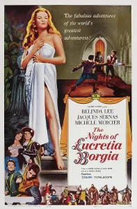 1960 Movies Prints: THE NIGHTS OF LUCRETIA BORGIA, (aka LE NOTTI DI LUCREZIA BORGIA)