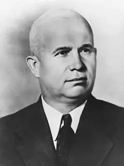 Ukrainian Prints: Nikita Khrushchev, as First Secretary of the Central Committee of the Communist Party