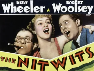 Grable Prints: THE NITWITS, Robert Woolsey, Betty Grable, Bert Wheeler, 1935