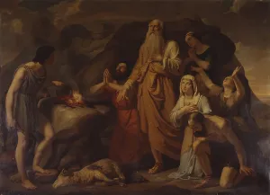 Lamb Prints: Noah Sacrifice, by Carlo Bellosio