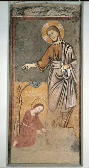 Noli me tangere, by Anonymous Lombard Artist, 1250 - 1299 about, 13th Century, - Italy, Lombardy, Milan, San Nazaro church. All