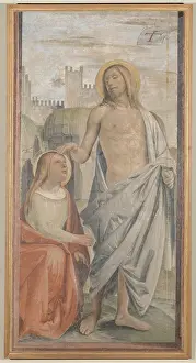 Banner Prints: Noli me tangere. Christ and Mary Magdalene (Noli me tangere)