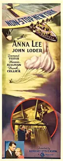 Airplane Prints: NON-STOP NEW YORK, bottom from left: John Loder, Anna Lee, 1937
