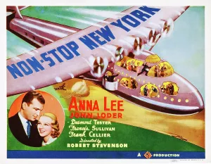 Airplane Prints: NON-STOP NEW YORK, US lobbycard, bottom left: John Loder, Anna Lee, 1937