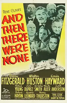 Anderson Prints: AND THEN THERE WERE NONE, top from left: Mischa Auer, Walter Huston, C