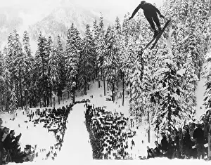 Rs3rn Prints: Nordal Kaldahl of Canada won the Northwest ski jumping championship
