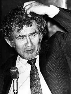 Writer Prints: Norman Mailer at a press conference for two of his films MAIDSTONE & WILD 90