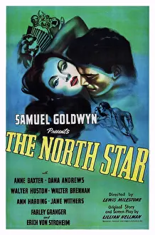 1943 Movies Prints: THE NORTH STAR, US poster art, left: Anne Baxter, 1943