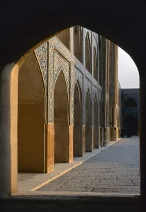 Iran Prints: Northern Riwak of the Friday Mosque (Masijd-i jami)