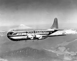 Airline Prints: Northwest Airlines 65-passenger Boeing, 1949.. Courtesy: CSU Archives / Everett Collection