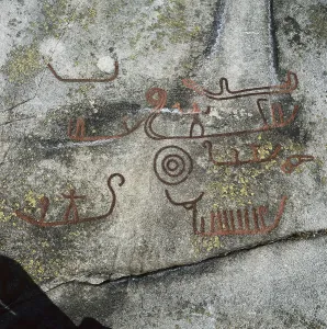 Norway Prints: NORWAY. Begby. Boats (1000 BC.). AISA/Everett Collection (7)**US SALES ONLY**