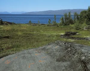 Norge Prints: NORWAY. FINNMARK. Alta. Rock paintings of Alta (s)