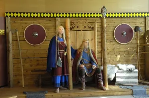 Norge Prints: NORWAY. Karmoy. Nordvegen History Centre (Viking Museum) in Avaldsnes
