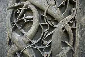 Norge Prints: NORWAY. SOGN OG FJORDANE. Urnes Stavkirke