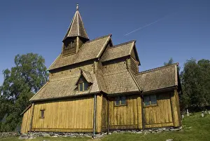 NORWAY. SOGN OG FJORDANE. Urnes Stavkirke, aka Urnes Stave Church (woodden church from 12th c.). - Oscar Elias/Iberfoto/Everett Collection (378849)**US SALES ONLY**