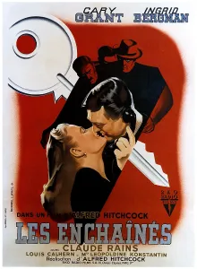 NOTORIOUS, (aka LES ENCHAINES), Ingrid Bergman, Cary Grant, 1946