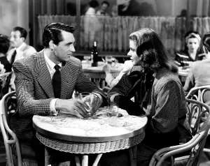 Sitting In Chair Prints: NOTORIOUS, Cary Grant, Ingrid Bergman, 1946